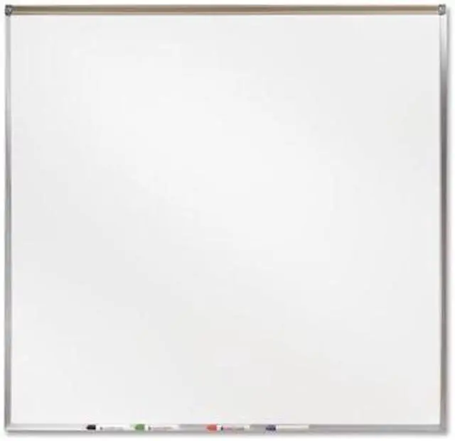 Main image of Projection Board Dry-Erase Brd 4'x4' Aluminum Frame/White
