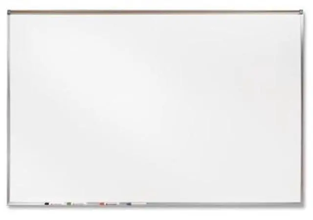 Main image of Ghent 3' X 4' Feet Proma Porcelian Multimedia Boards Aluminum Framed Magnetic Projection / Markerboard With 1" Maprail