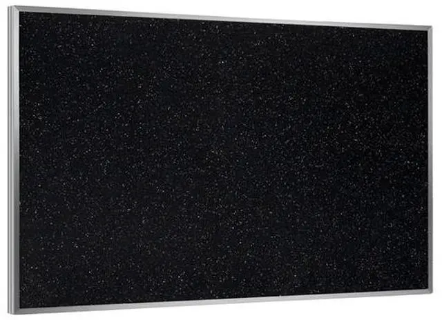 Main image of 24.0" x 36.0" Aluminum Frame Recycled Rubber Bulletin Board - Confetti