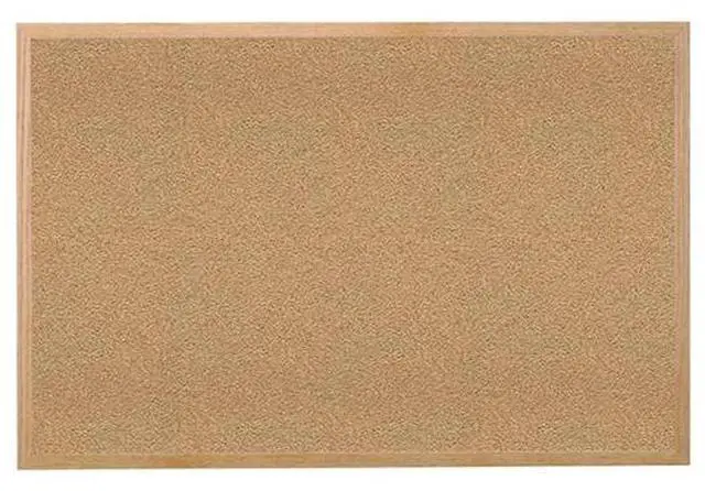 Main image of GHENT 1423-1 Cork Bulletin Board, Natural, Indoors