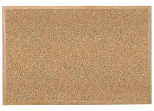 Main image of Ghent Bulletin Board,Cork,Wood Frame,96x48  WK48