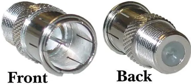 Main image of Cable Wholesale F-Pin (coax) Quick Connect Female to Male Adaptor