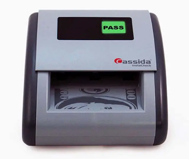 Alt view image 3 of 3 - Cassida InstaCheck Counterfeit Detector - Infrared, Magnetic Strip Detection - U.S. Currency