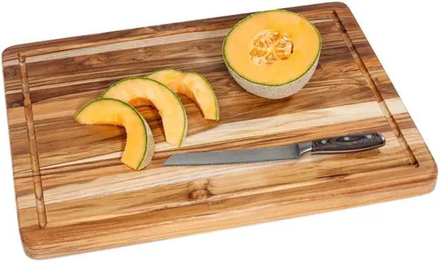 Alt view image 6 of 8 - Proteak Teak Rectangle Cutting Board