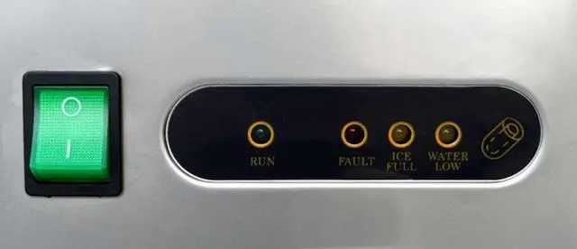 Alt view image 3 of 5 - 44 lbs Automatic Stainless Steel Ice Maker