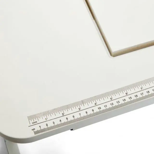 Alt view image 5 of 6 - Arrow Gidget II Home Indoor Adjustable Sewing Machine Sturdy Craft Table White
