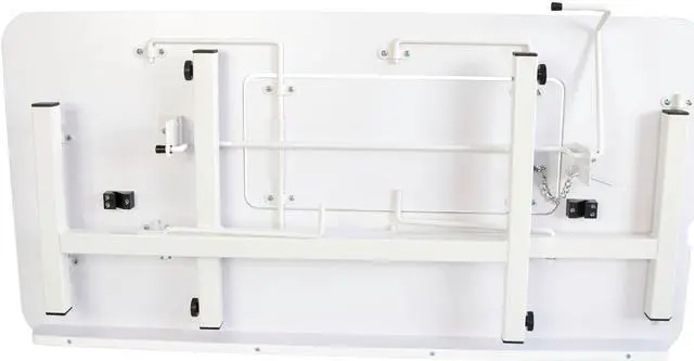 Alt view image 6 of 8 - Sewingrite Foldable Sewing Craft Hobby Utility Table - White