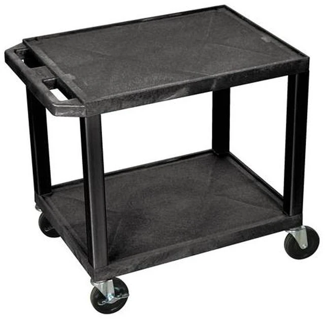 Main image of Tuffy 2-Shelf Multi-Purpose Utility Cart (Black)