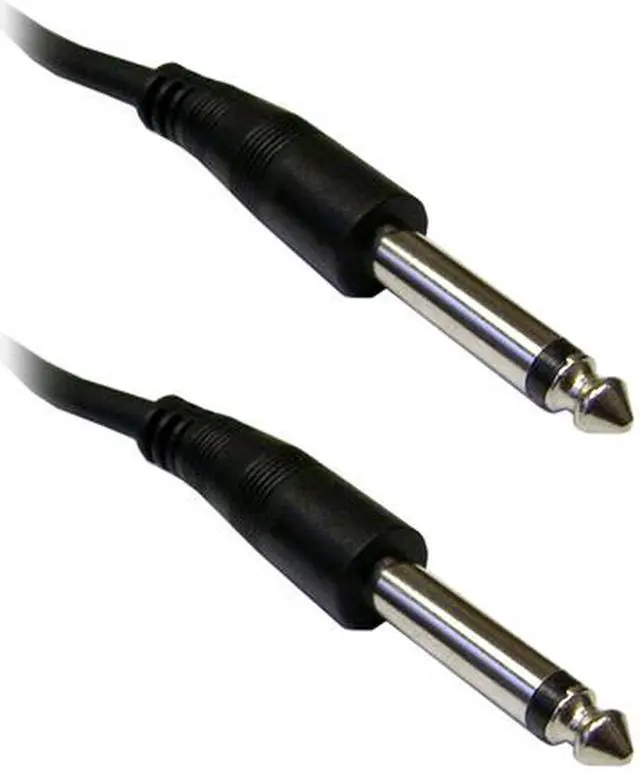 Main image of Cable Wholesale 1/4 inch Mono Patch Cable, 1/4 Male, 50 foot