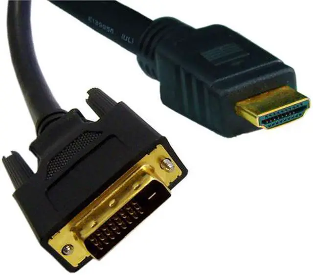 Main image of Cable Wholesale HDMI to DVI Cable, HDMI Male to DVI Male, CL2 rated, 3 foot