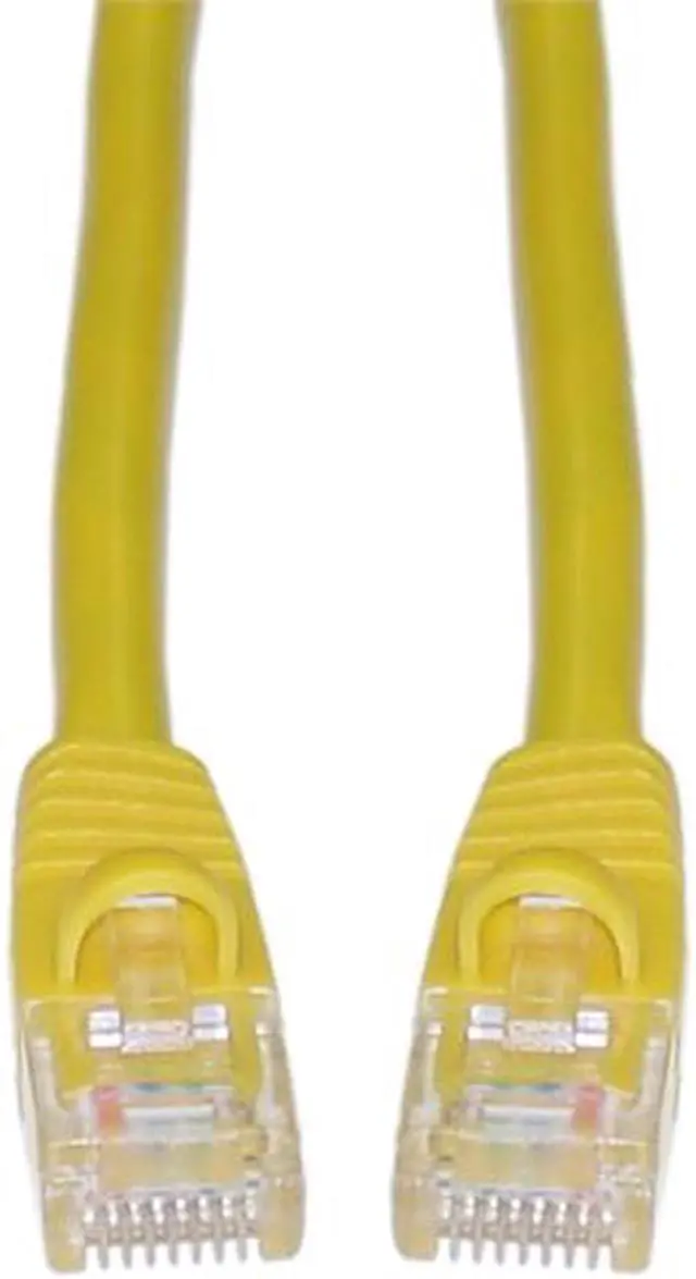 Main image of Cable Wholesale Cat 6a Yellow Ethernet Patch Cable, Snagless / Molded Boot, 500 MHz, 7 foot