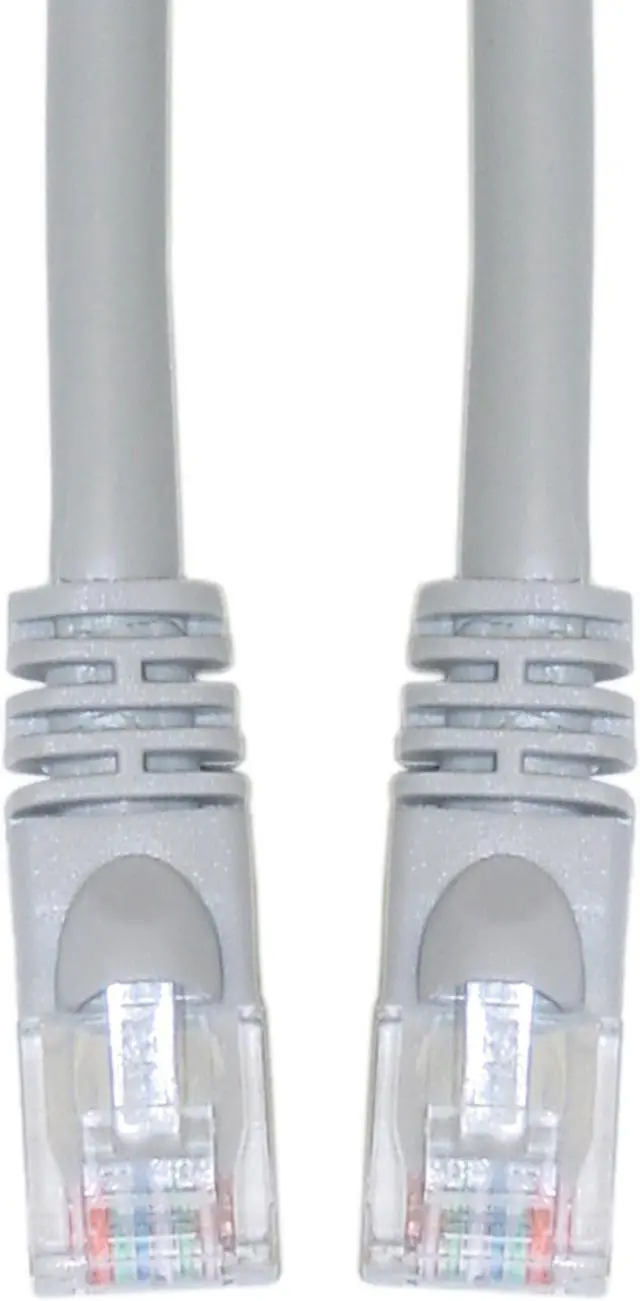 Main image of Cable Wholesale Cat6a Ethernet Patch Cable  Snag-less Molded Boot  500 MHz  10 foot - Gray