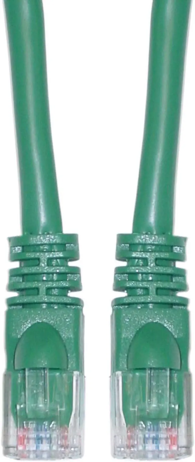 Main image of CableWholesale 10X8-05125 Cat6 Green Ethernet Patch Cable  Snagless Molded Boot  25 foot