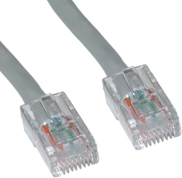 Main image of Cable Wholesale Cat 6 Ethernet Patch Cable, Bootless, 5 foot - Gray