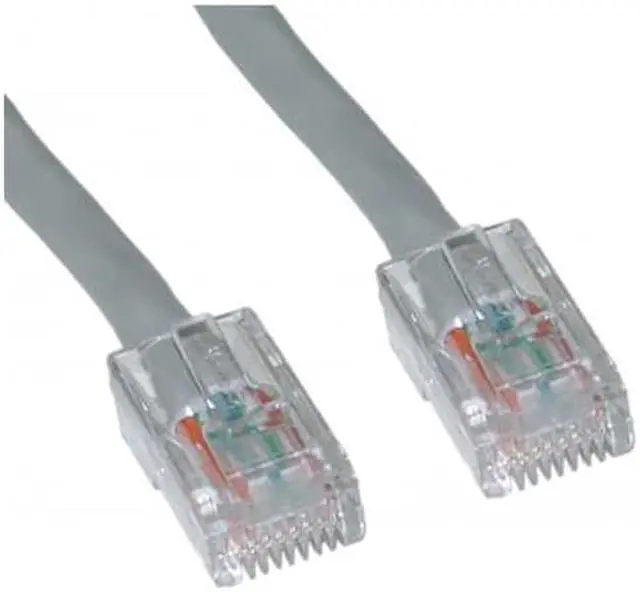Main image of Cable Wholesale Cat5e Ethernet Patch Cable  Bootless  14 foot - Gray