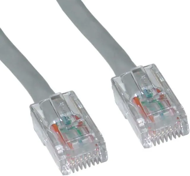 Main image of Cable Wholesale Cat 6 Gray Ethernet Patch Cable, Bootless, 25 Foot