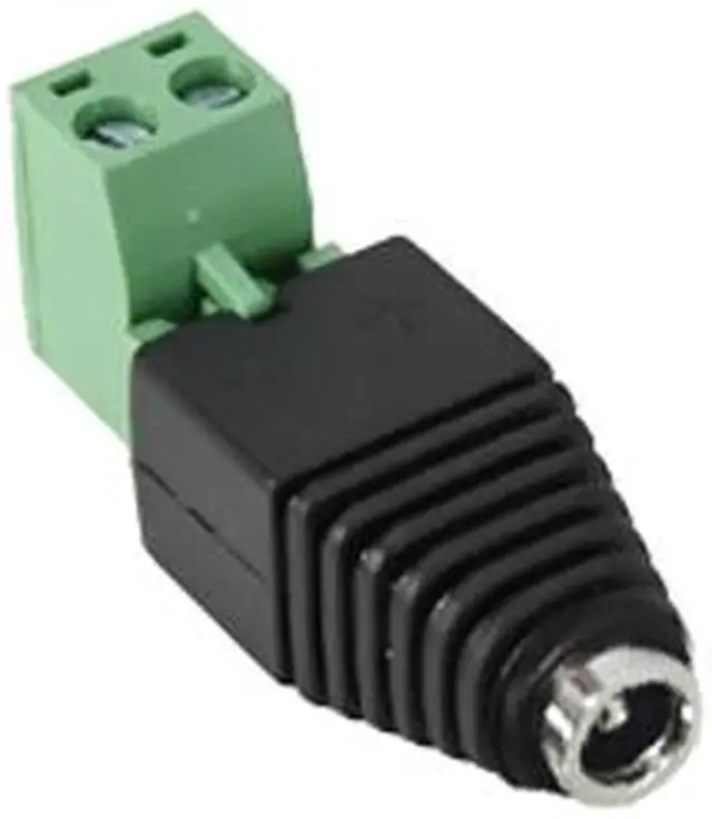 Main image of Cable Wholesale DC Female Power Plug to 2 Pin Terminal (Screw Down) Adapter