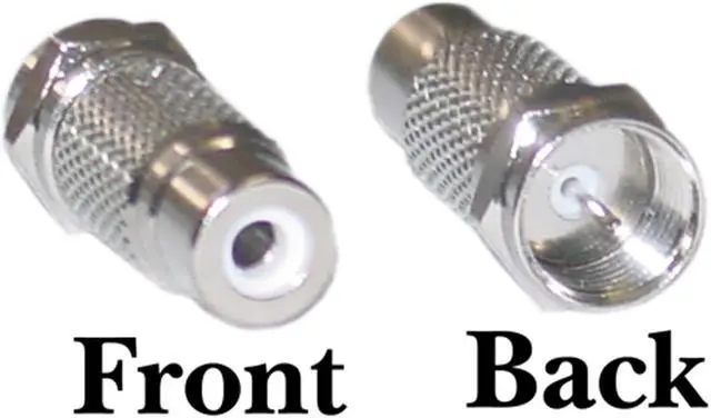 Main image of Cable Wholesale F-Pin Male To RCA Female Adapter