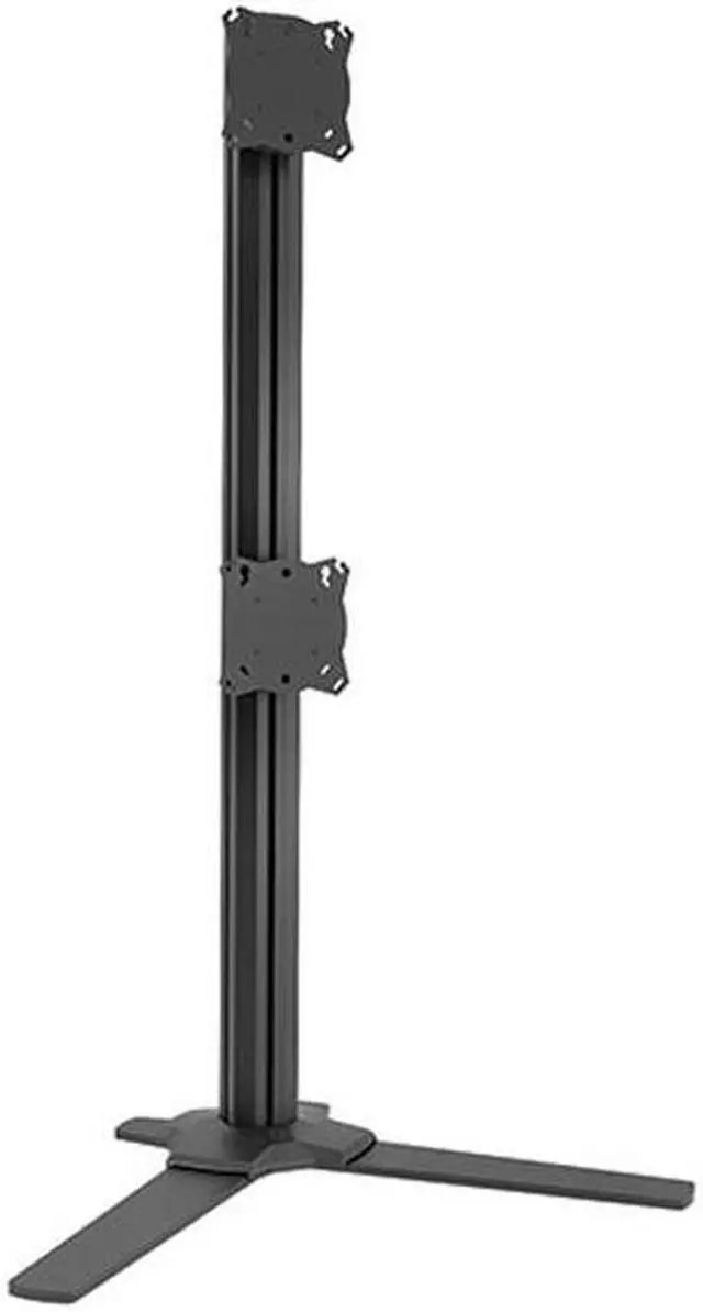 Main image of Chief Adjustable Free Standing Mounted Array Dual (1x2) Table Stand Black