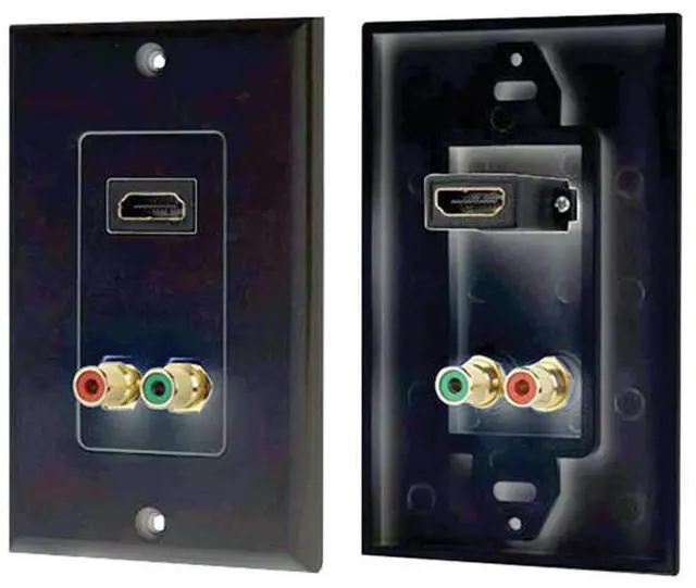 Main image of PyleHome HDMI Stereo Dual RCA Audio Combo Wall Plate