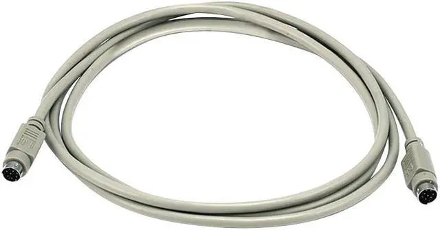 Main image of Monoprice 6ft MDIN8 M/M 1:1 Cable Beige