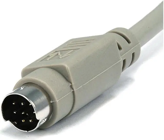 Alt view image 2 of 2 - Monoprice 6ft MDIN8 M/M 1:1 Cable Beige