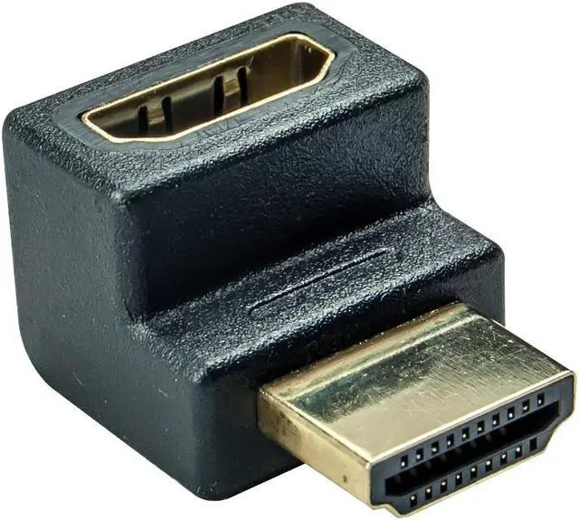 Main image of Cable Wholesale HDMI Right Angle Adapter HDMI Male to HDMI Female 90 Degree