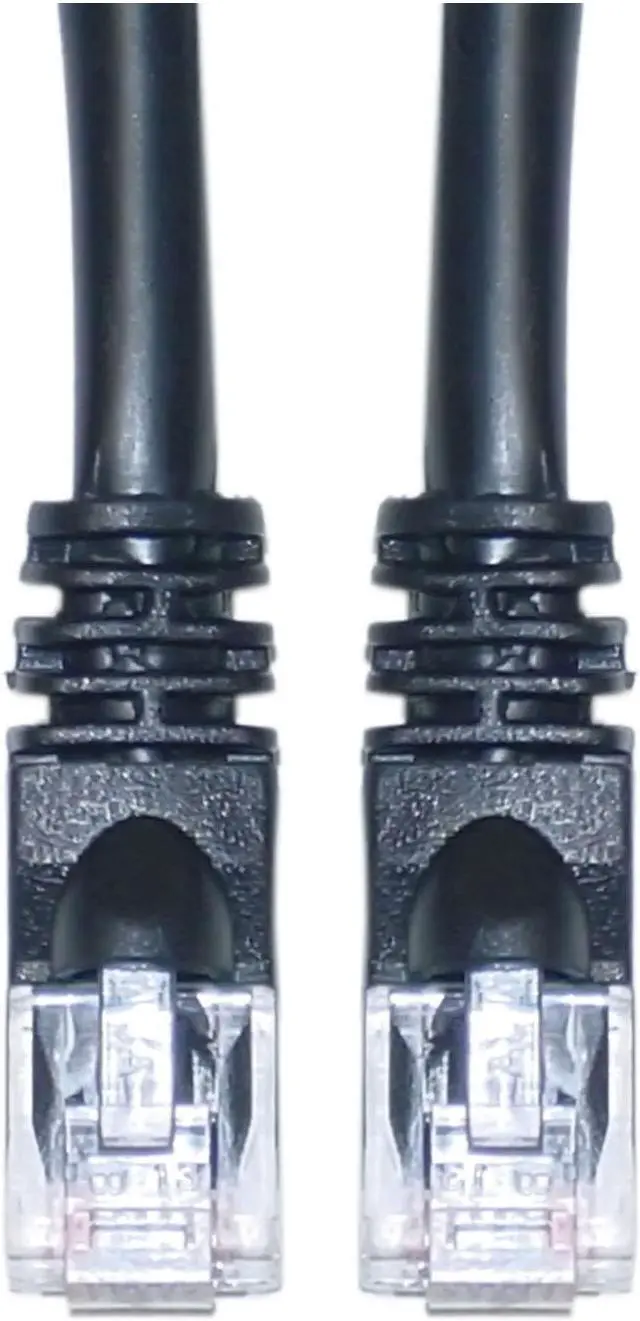 Main image of 150 Foot Cat6 Black UTP Ethernet Patch Cable Snagless Molded Boot