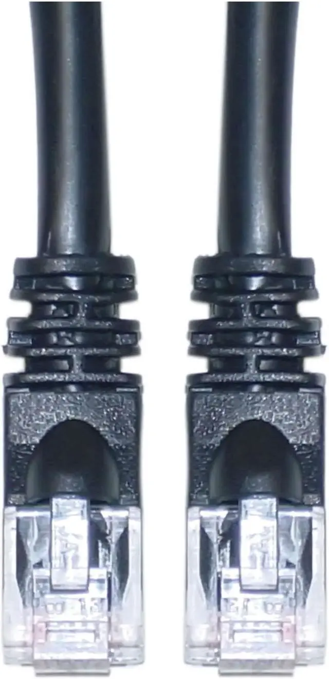 Main image of 35 Foot Cat6 Black UTP Ethernet Patch Cable Snagless Molded Boot