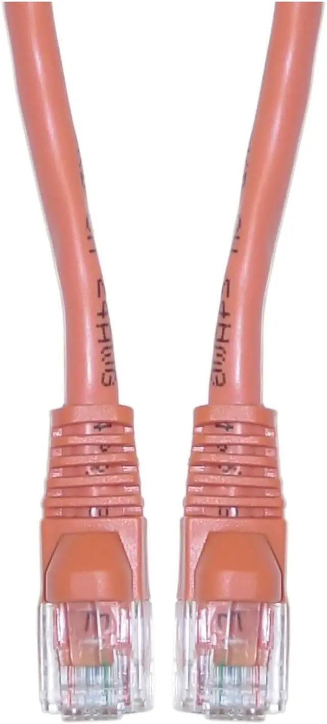 Main image of 20 Foot Cat6 UTP Ethernet Patch Cable Snag-less Molded Boot - Orange