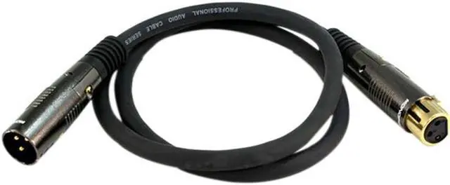 Alt view image 2 of 13 - Monoprice 3ft Premier XLR Audio Cable 4750