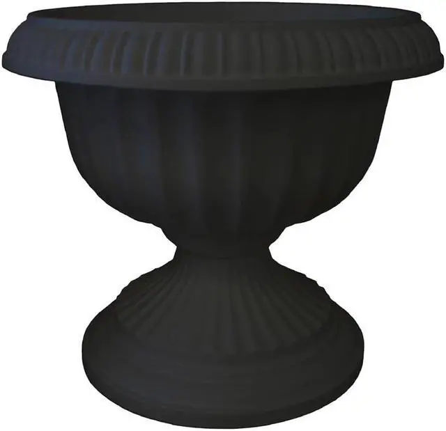 Main image of Bloem 18in Grecian Urn Black - GU18-00