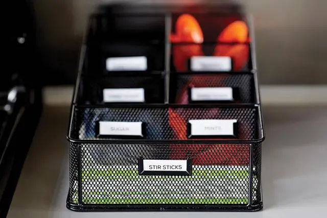 Alt view image 3 of 20 - Safco Organizer,Hsptly,7c,Bk 3291BL
