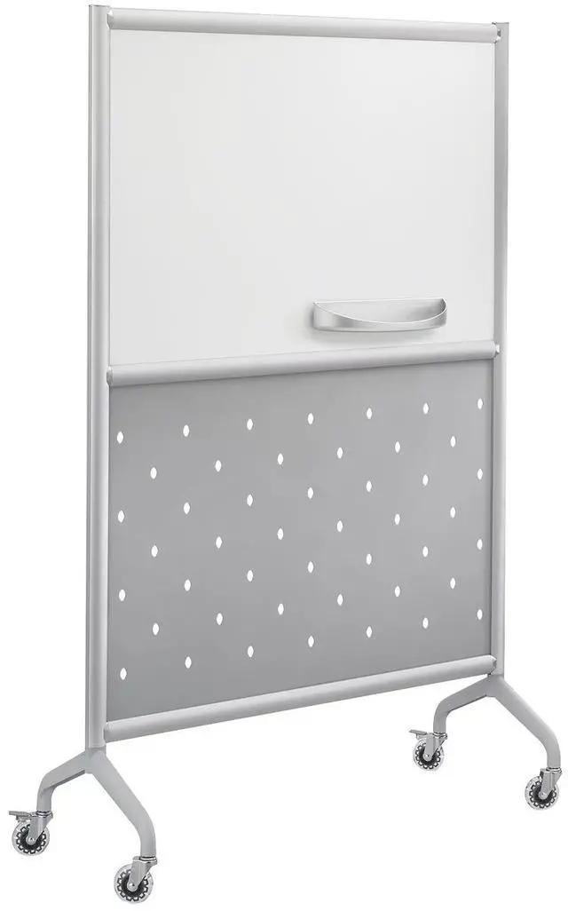 Alt view image 2 of 11 - Safco Rumba™ Whiteboard Screen Accessories Eraser Tray 12 1/4 x 2 1/4 Silver