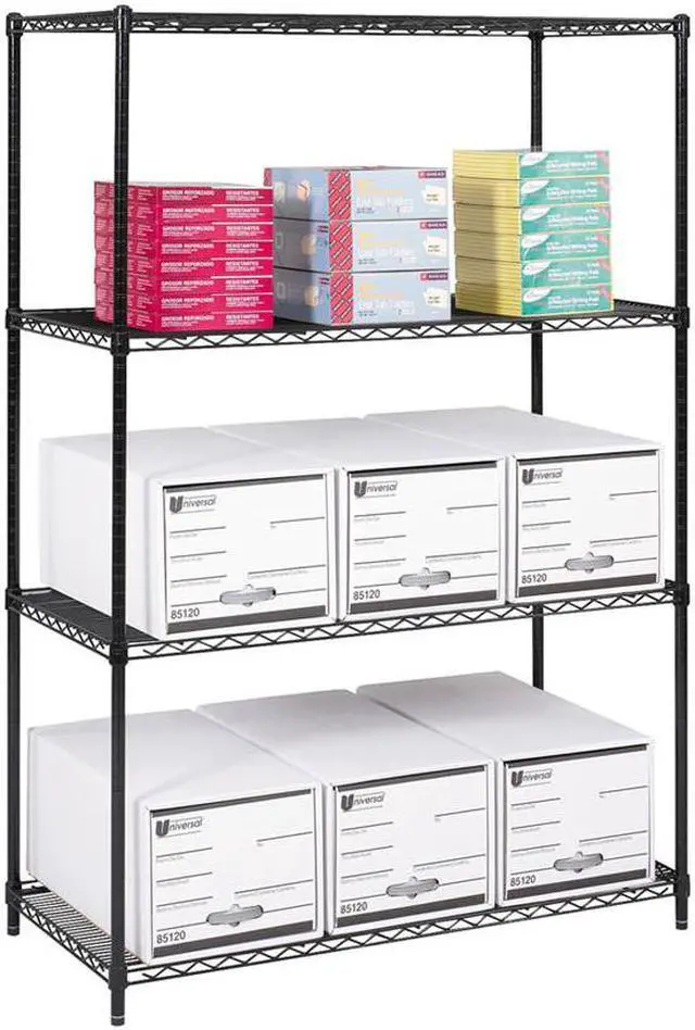 Alt view image 2 of 20 - Safco 5294BL Industrial Wire Shelving