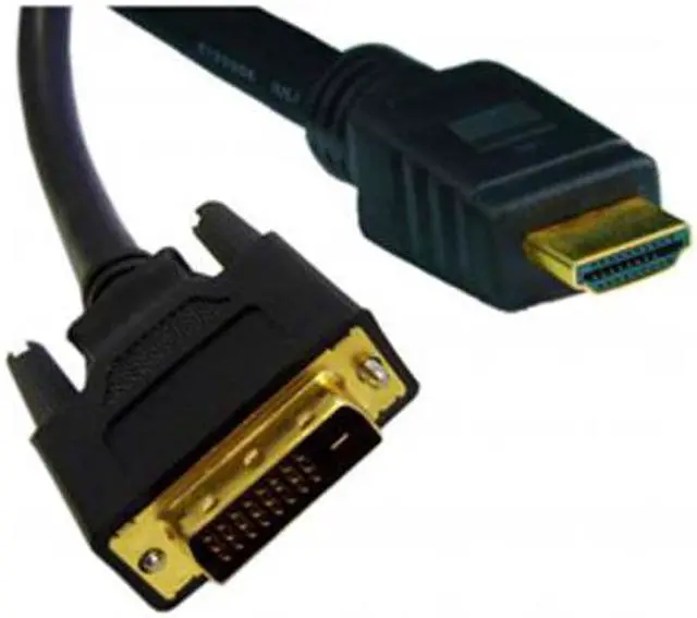 Alt view image 2 of 3 - HDMI to DVI cable 15 ft CL2 rated  In-wall