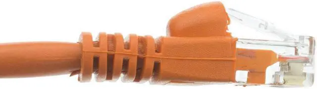 Alt view image 3 of 5 - Cat5e Orange Ethernet Patch Cable, Snagless/Molded Boot, 150 foot