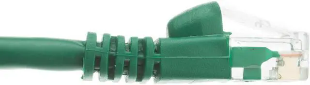 Alt view image 3 of 7 - Cat6a Green Ethernet Patch Cable, Snagless/Molded Boot, 500 MHz, 100 foot