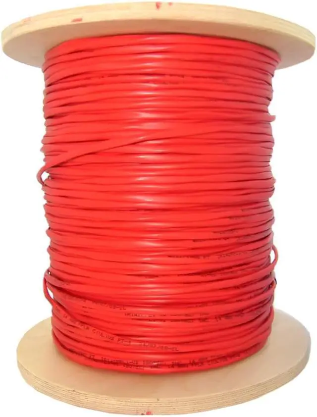 Main image of 6 Fiber Indoor Distribution Fiber Optic Cable, Multimode, 62.5/125, Riser Rated, Spool, 1000 foot - Orange