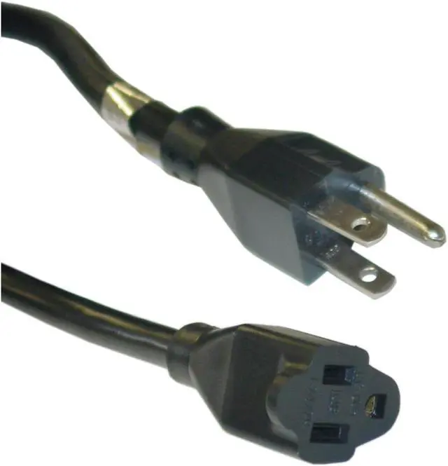 Main image of Power Extension Cord, SJT 14 AWG * 3C / 15 Amp, UL / CSA, 6 ft