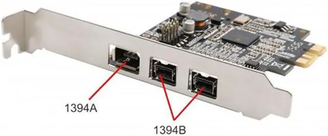 Alt view image 10 of 13 - SYBA Low Profile PCI-Express 1394B/A Firewire Card Model SD-PEX30009
