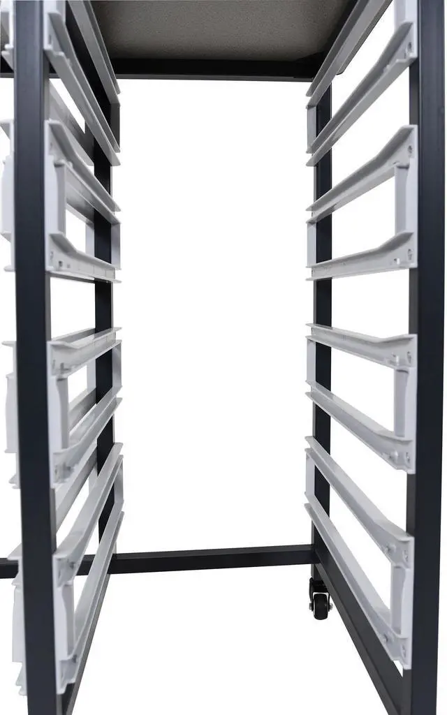 Alt view image 11 of 16 - Double Row Mobile Small Bin Storage Unit