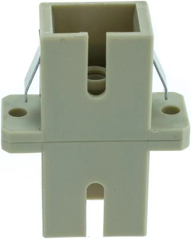 Alt view image 3 of 3 - Fiber Optic Coupler, SC/SC Female, Simplex, Plastic Housing