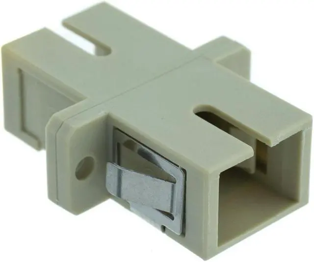 Main image of Fiber Optic Coupler, SC/SC Female, Simplex, Plastic Housing