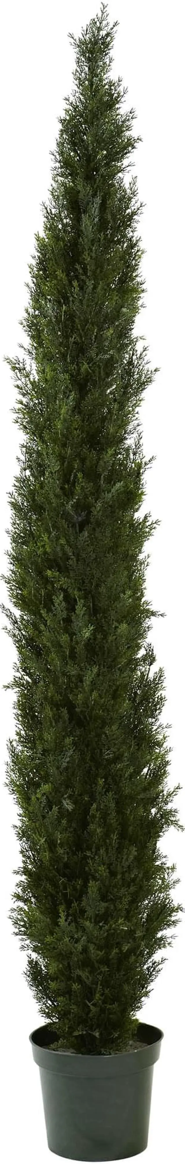 Main image of Nearly Natural 5430 8 ft. Mini Cedar Pine Tree With 4249 Tips in 12 in. Pot - Two Tone Green