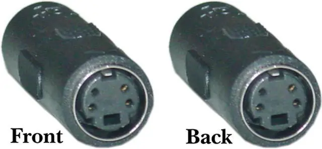 Main image of Cable Wholesale S-Video (MiniDin4) Female / Female Gender Changer Coupler