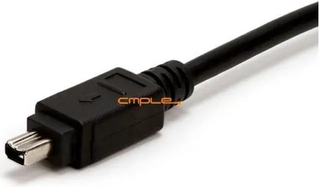 Alt view image 3 of 16 - Cmple - IEEE-1394 FireWire iLink DV Cable 6P-4P M/M -10ft (BLACK)