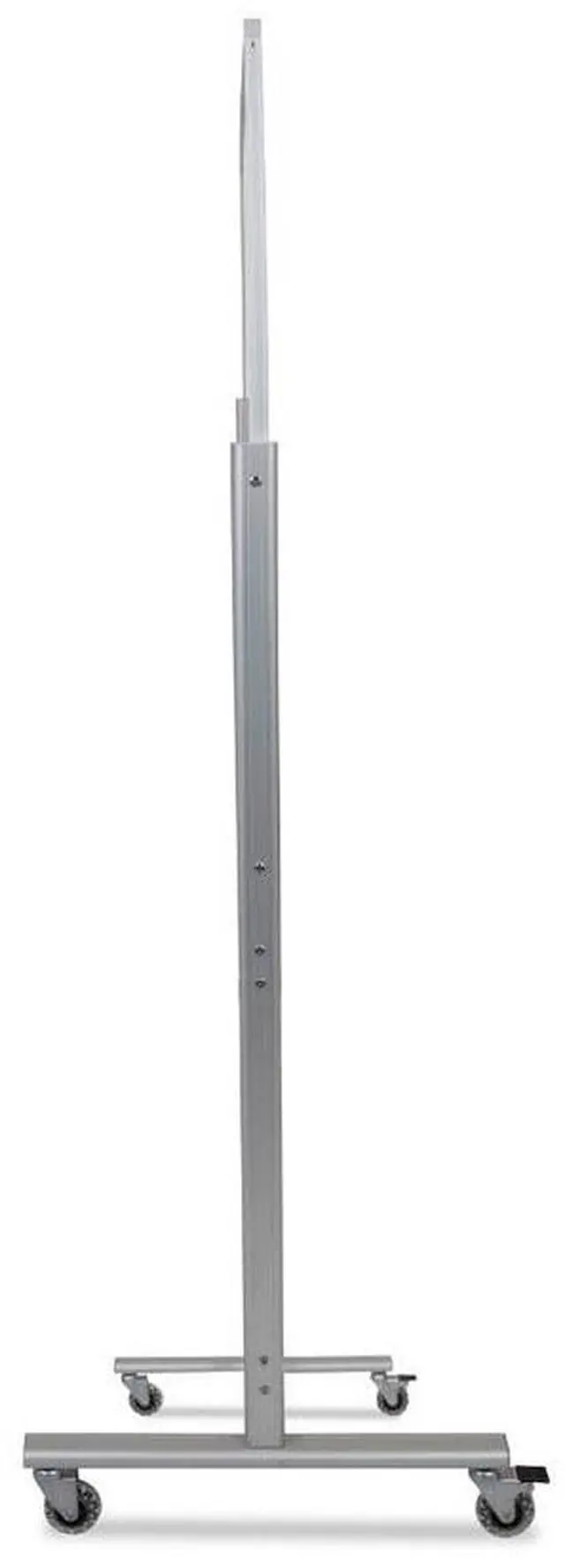 Alt view image 4 of 14 - Luxor MMGB6040 Mobile Magnetic Glass Dry Erase Board - 60" x 40" - White Surface - Silver Aluminum Frame