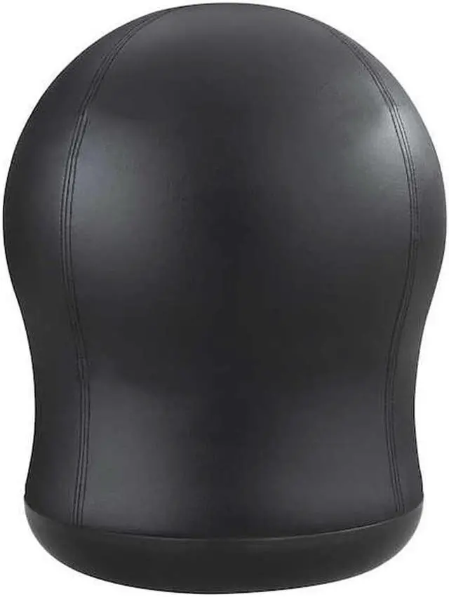 Alt view image 4 of 9 - Safco Zenergy Swivel Ball Chair 17 1/2" Diameter x 23" High Black Vinyl 4760BV