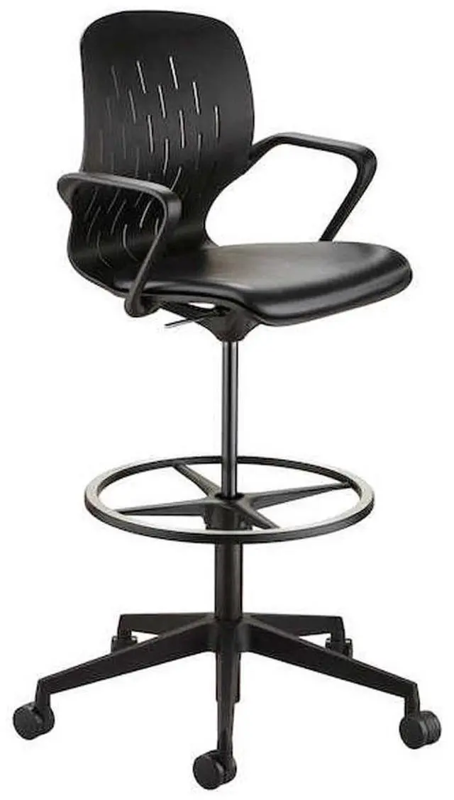 Main image of Safco Shell Extended-Height Chair Black